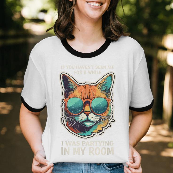 Introvert Joke For Introversion Personality Pity Party Unisex Cotton Ringer T-Shirt