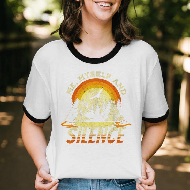 Introvert Relaxation Me Myself And Silence Mountain Vacation Unisex Cotton Ringer T-Shirt Introvert Relaxation Me Myself And Silence Mountain Vacation Unisex Cotton Ringer T-Shirt