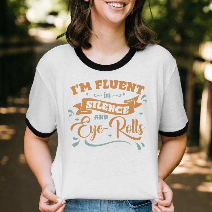 For Introverts For Introverts Premium Unisex Cotton Ringer T-Shirt