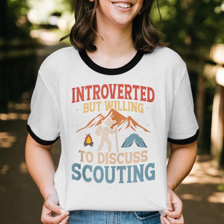 Introvert's Scouting Passion Unisex Cotton Ringer T-Shirt Introvert's Scouting Passion Unisex Cotton Ringer T-Shirt