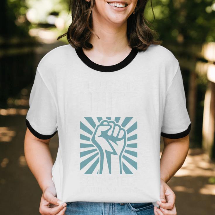 Introverts Unite Separately In Your Own Homes Shirt Premium Tri-Blend Unisex Cotton Ringer T-Shirt