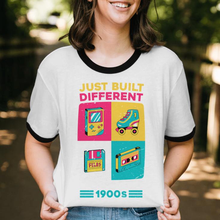Just Built Different I'M From The 1900S Retro Unisex Cotton Ringer T-Shirt