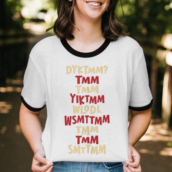 Do You Know The Muffin Man DYKTMM Nostalgia Quote Unisex Cotton Ringer T-Shirt Do You Know The Muffin Man DYKTMM Nostalgia Quote Unisex Cotton Ringer T-Shirt
