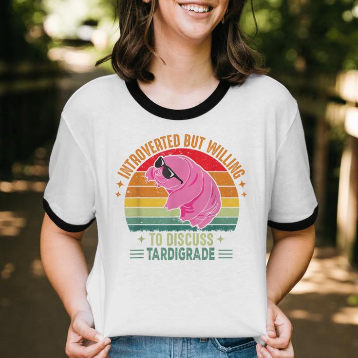 Microbiology Science Nerd STEM Introvert Tardigrades Lover Unisex Cotton Ringer T-Shirt Microbiology Science Nerd STEM Introvert Tardigrades Lover Unisex Cotton Ringer T-Shirt