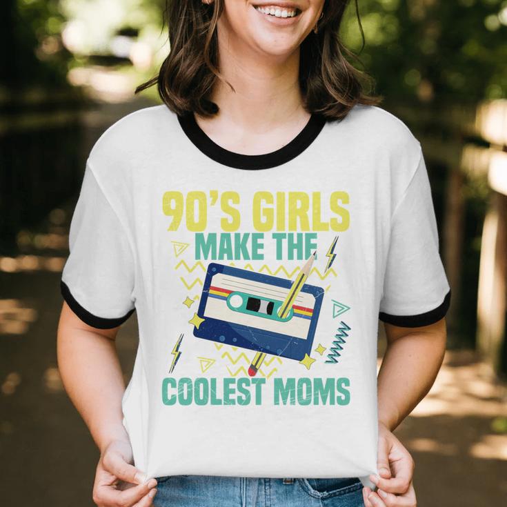 Nineties Girls Make The Coolest Moms Nostalgia 90s Mom Unisex Cotton Ringer T-Shirt Nineties Girls Make The Coolest Moms Nostalgia 90s Mom Unisex Cotton Ringer T-Shirt