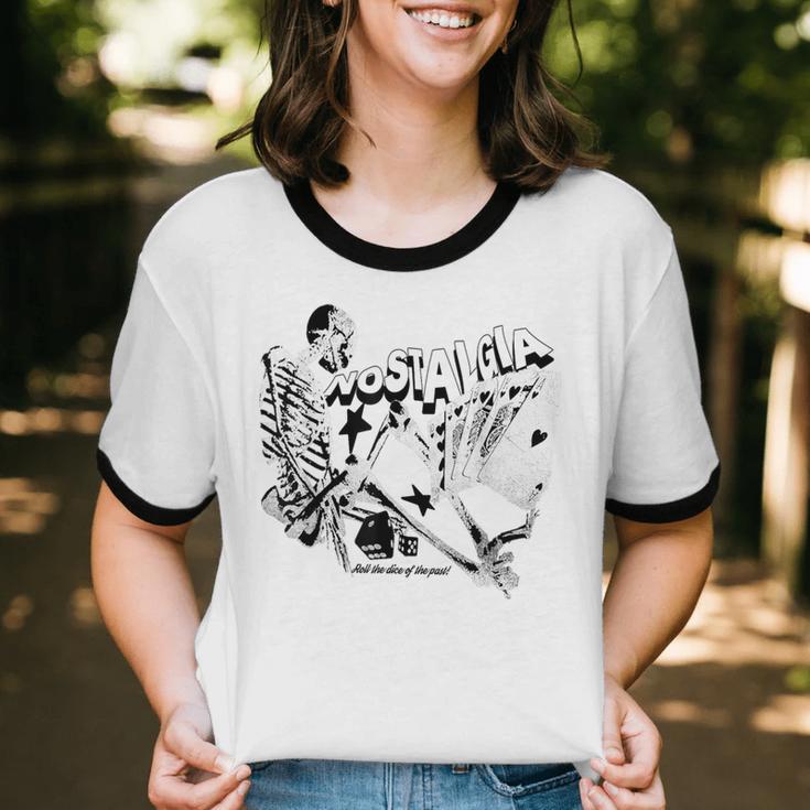 Nostalgia By EvanTube Roll The Dice Unisex Cotton Ringer T-Shirt Nostalgia By EvanTube Roll The Dice Unisex Cotton Ringer T-Shirt