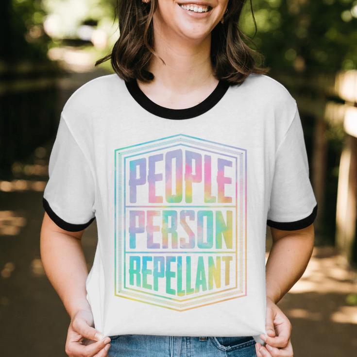 People Person Repellant Antisocial Introvert Unisex Cotton Ringer T-Shirt People Person Repellant Antisocial Introvert Unisex Cotton Ringer T-Shirt