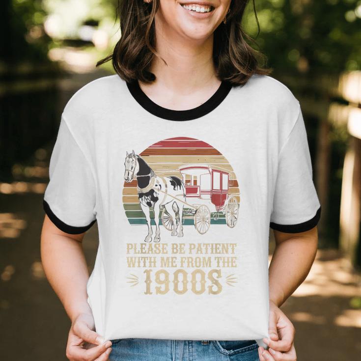 Please Be Patient With Me I'm From The 1900s Old Tee Unisex Cotton Ringer T-Shirt Please Be Patient With Me I'm From The 1900s Old Tee Unisex Cotton Ringer T-Shirt