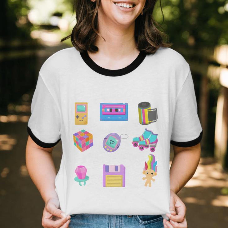 Please Be Patient With Me I'm From The 1900s Retro 90's Unisex Cotton Ringer T-Shirt