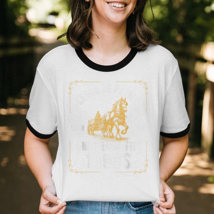 Please Be Patient I'm From The 1900s Saying Unisex Cotton Ringer T-Shirt Please Be Patient I'm From The 1900s Saying Unisex Cotton Ringer T-Shirt