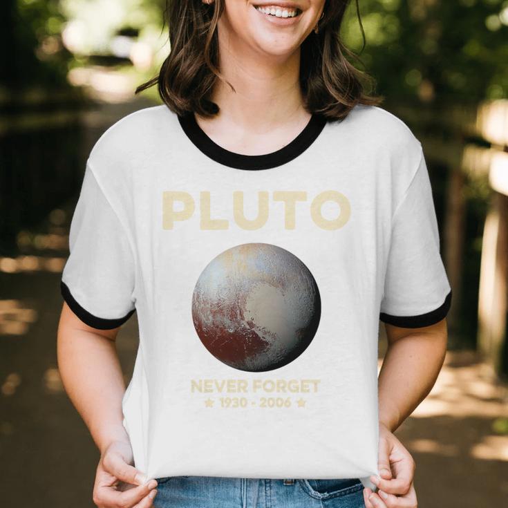 Pluto Never Forget 1930-2006 Planet Space Science Nostalgia Premium Tri-Blend Unisex Cotton Ringer T-Shirt Pluto Never Forget 1930-2006 Planet Space Science Nostalgia Premium Tri-Blend Unisex Cotton Ringer T-Shirt