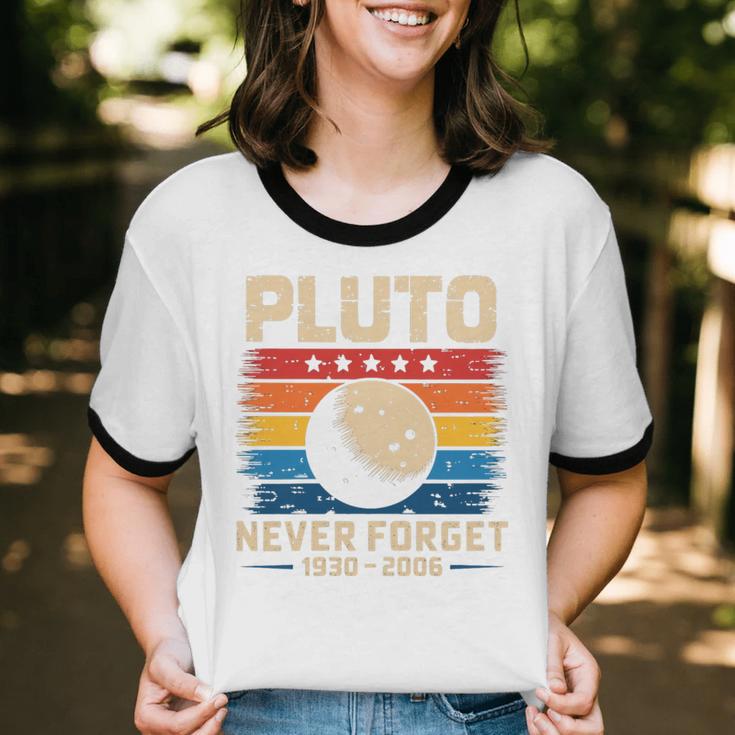 Pluto Never Forget Space Nostalgia Astronomy Humor Premium Tri-Blend Unisex Cotton Ringer T-Shirt Pluto Never Forget Space Nostalgia Astronomy Humor Premium Tri-Blend Unisex Cotton Ringer T-Shirt