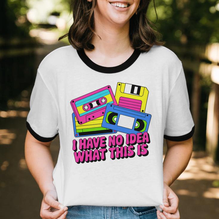 Retro Cassette Vintage 80s Nostalgia Unisex Cotton Ringer T-Shirt Retro Cassette Vintage 80s Nostalgia Unisex Cotton Ringer T-Shirt