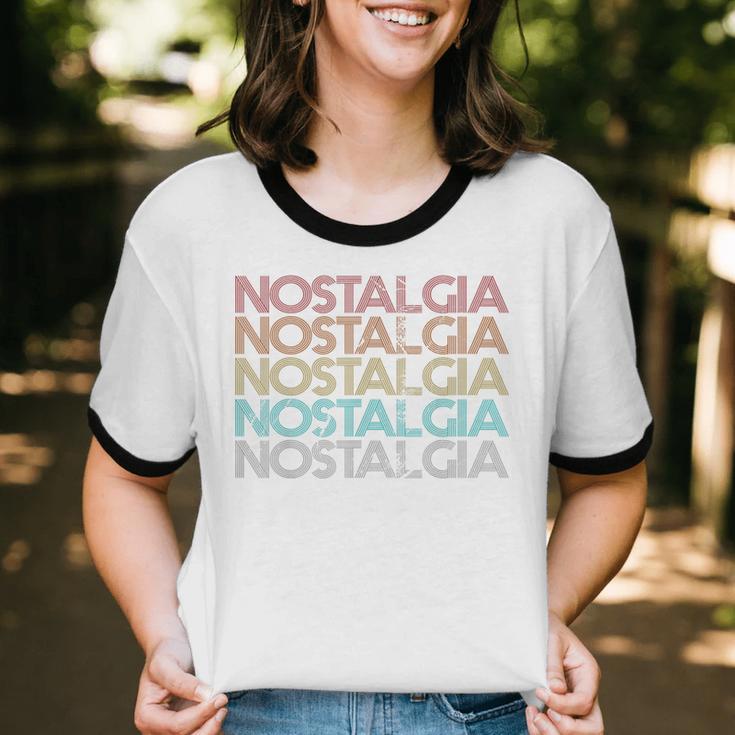 Retro Vintage Nostalgia Unisex Cotton Ringer T-Shirt Retro Vintage Nostalgia Unisex Cotton Ringer T-Shirt