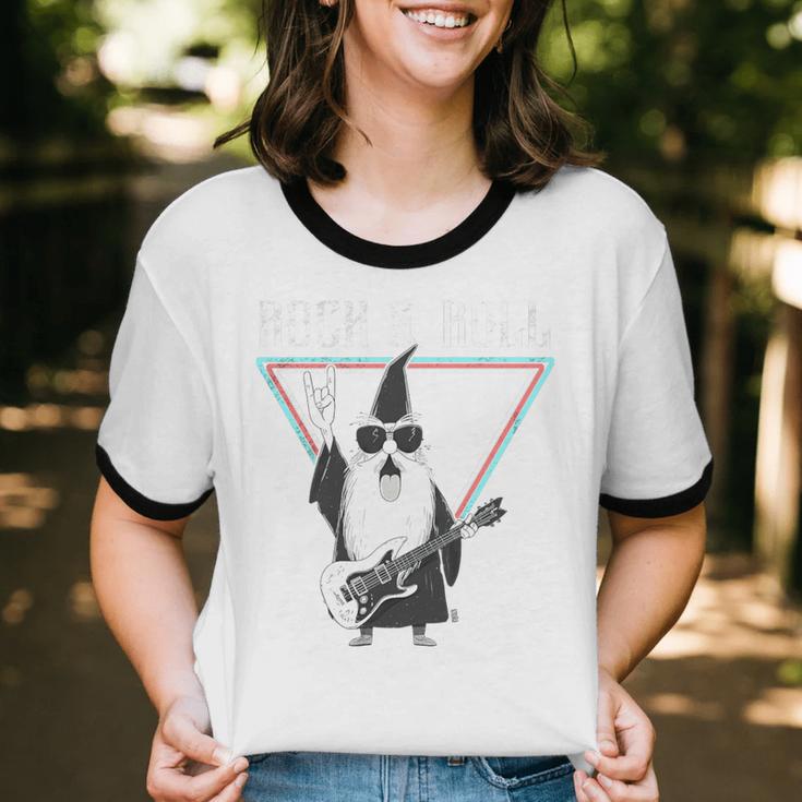 Rock & Roll Wizard Music Nostalgia Premium Tri-Blend Unisex Cotton Ringer T-Shirt Rock & Roll Wizard Music Nostalgia Premium Tri-Blend Unisex Cotton Ringer T-Shirt
