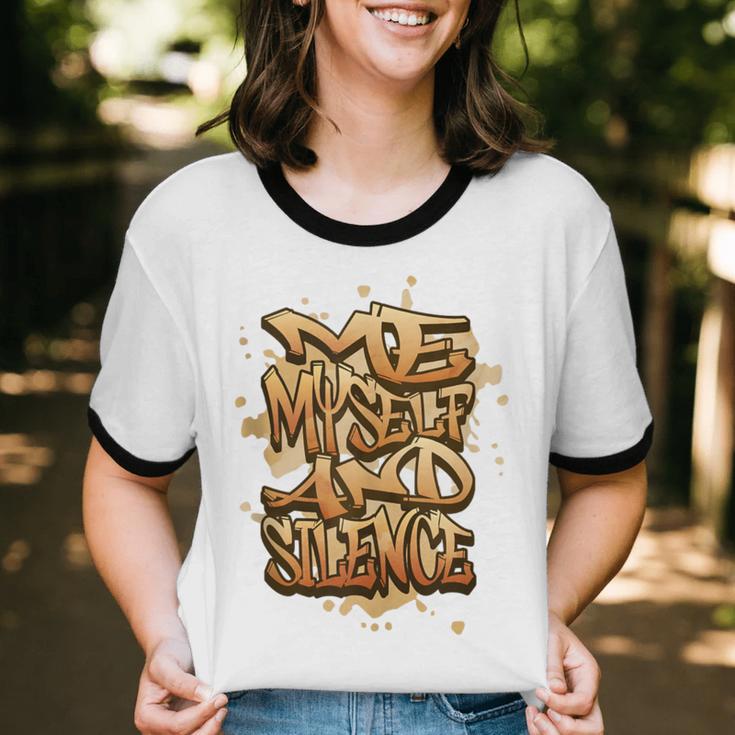 Self Care Introvert Relaxation Me Myself And Silence Retro Unisex Cotton Ringer T-Shirt Self Care Introvert Relaxation Me Myself And Silence Retro Unisex Cotton Ringer T-Shirt