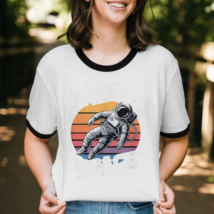 Vintage Space For Introverts I Need Space Unisex Cotton Ringer T-Shirt Vintage Space For Introverts I Need Space Unisex Cotton Ringer T-Shirt