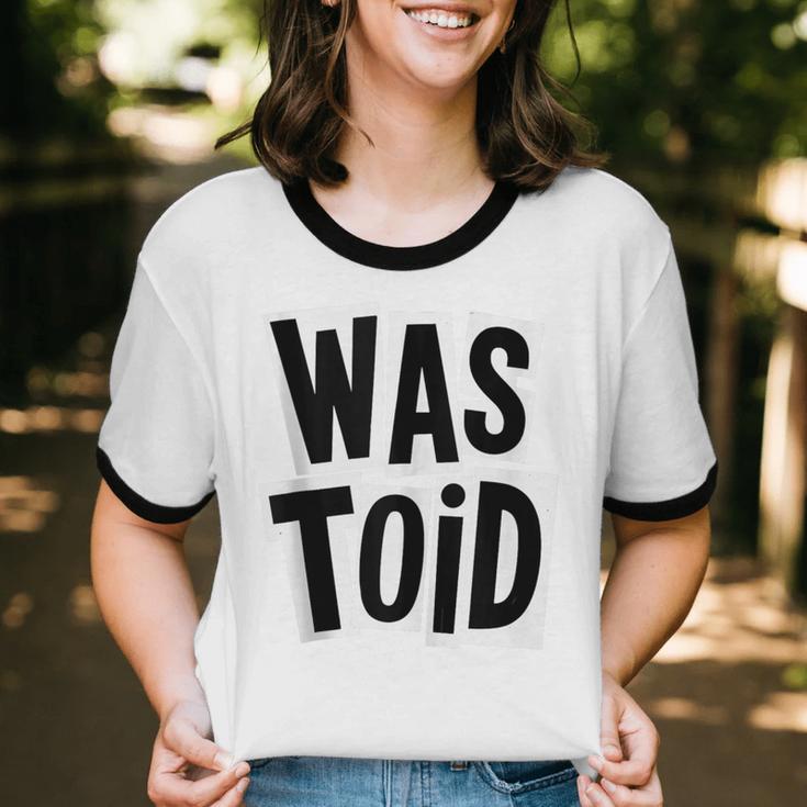 Wastoid 80s Slang Retro Teen Quote Gen X Nostalgia Unisex Cotton Ringer T-Shirt Wastoid 80s Slang Retro Teen Quote Gen X Nostalgia Unisex Cotton Ringer T-Shirt