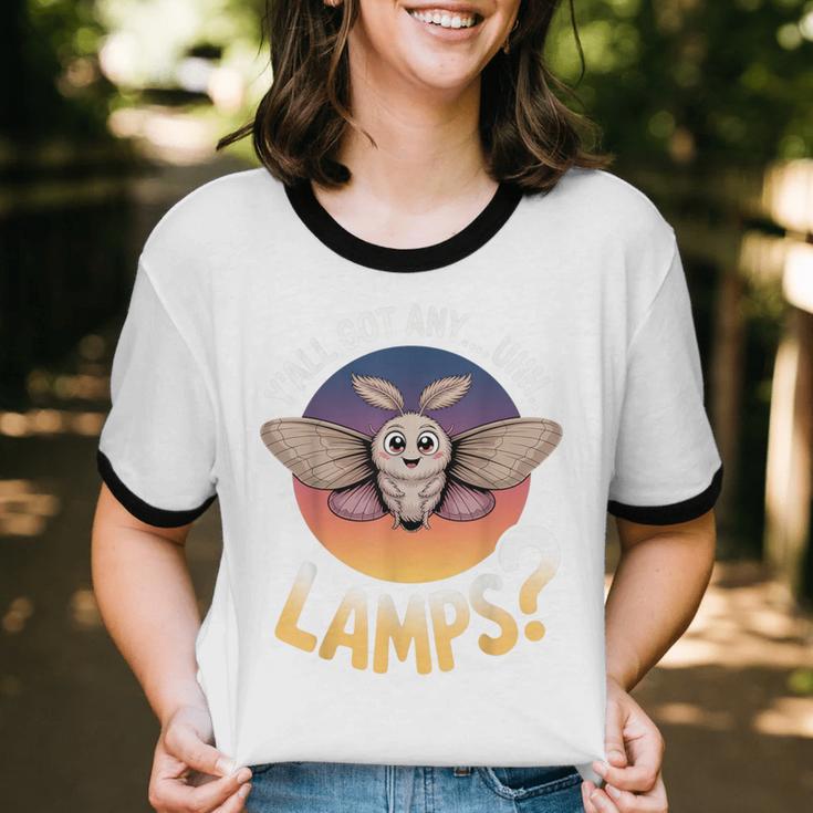 Y'All Got AnyUhhLamps Introvert Humor Casual Unisex Cotton Ringer T-Shirt Y'All Got AnyUhhLamps Introvert Humor Casual Unisex Cotton Ringer T-Shirt