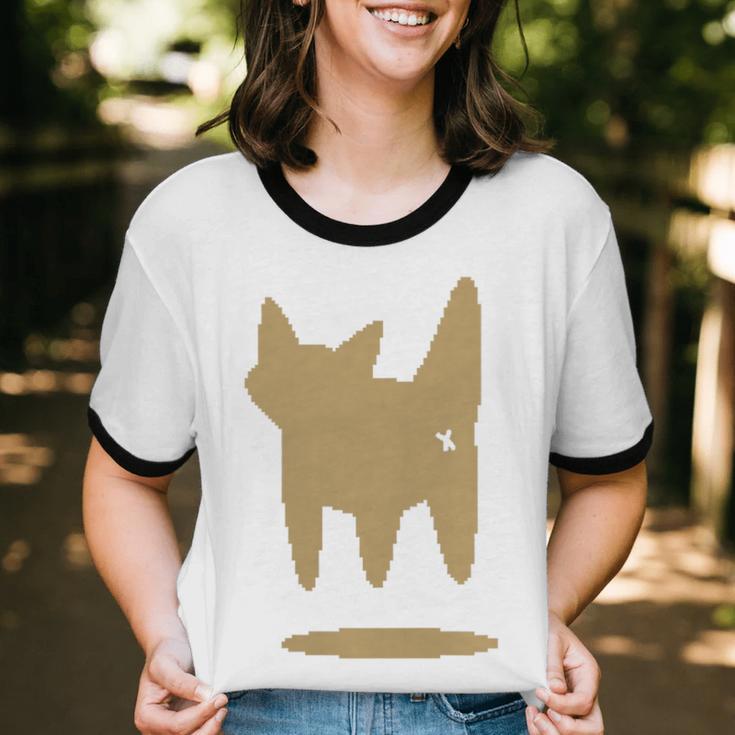 Yk2 Cat With Tomboy Tail 90s Nostalgia Downtown Indie Premium Tri-Blend Unisex Cotton Ringer T-Shirt Yk2 Cat With Tomboy Tail 90s Nostalgia Downtown Indie Premium Tri-Blend Unisex Cotton Ringer T-Shirt