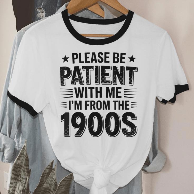 1900s Generation – Nostalgia Graphic Unisex Cotton Ringer T-Shirt