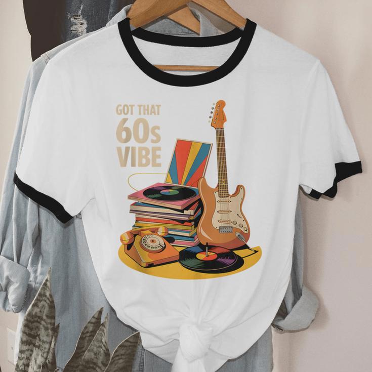 1960s 60s Reunion Nostalgia Memories Music School Grew Up Unisex Cotton Ringer T-Shirt