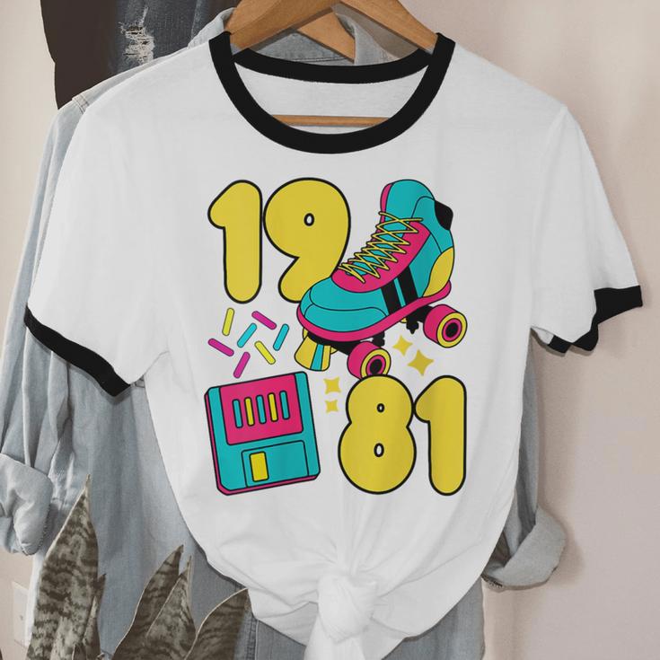 1981 Retro Raised In The 80s Old School Nostalgia Vibes Unisex Cotton Ringer T-Shirt 1981 Retro Raised In The 80s Old School Nostalgia Vibes Unisex Cotton Ringer T-Shirt