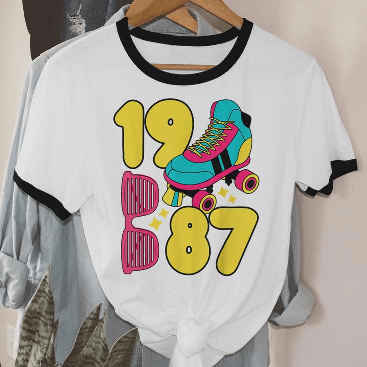 1987 Retro Raised In The 80s Old School Nostalgia Vibes Unisex Cotton Ringer T-Shirt 1987 Retro Raised In The 80s Old School Nostalgia Vibes Unisex Cotton Ringer T-Shirt