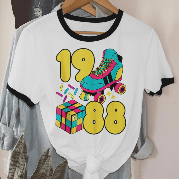 1988 Retro Raised In The 80s Old School Nostalgia Vibes Unisex Cotton Ringer T-Shirt 1988 Retro Raised In The 80s Old School Nostalgia Vibes Unisex Cotton Ringer T-Shirt