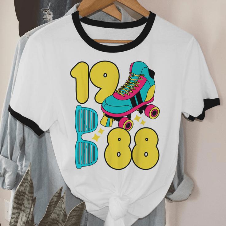 1988 Retro Raised In The 80s Old School Nostalgia Vibes Unisex Cotton Ringer T-Shirt 1988 Retro Raised In The 80s Old School Nostalgia Vibes Unisex Cotton Ringer T-Shirt