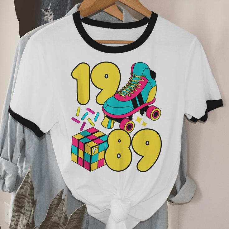 1989 Retro Raised In The 80s Old School Nostalgia Vibes Unisex Cotton Ringer T-Shirt 1989 Retro Raised In The 80s Old School Nostalgia Vibes Unisex Cotton Ringer T-Shirt