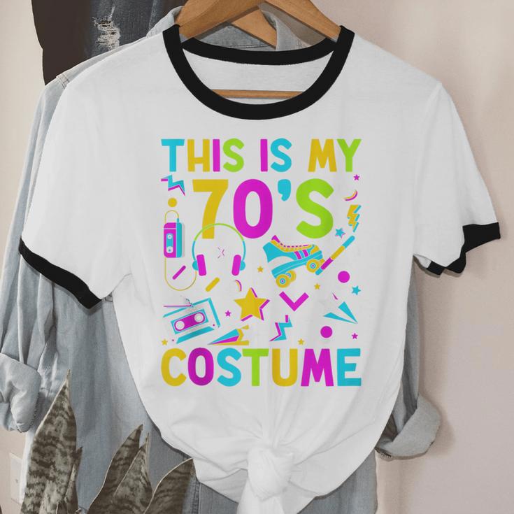 This Is My 70's Costume Nostalgia Mixtape Era 1970s Party Unisex Cotton Ringer T-Shirt This Is My 70's Costume Nostalgia Mixtape Era 1970s Party Unisex Cotton Ringer T-Shirt