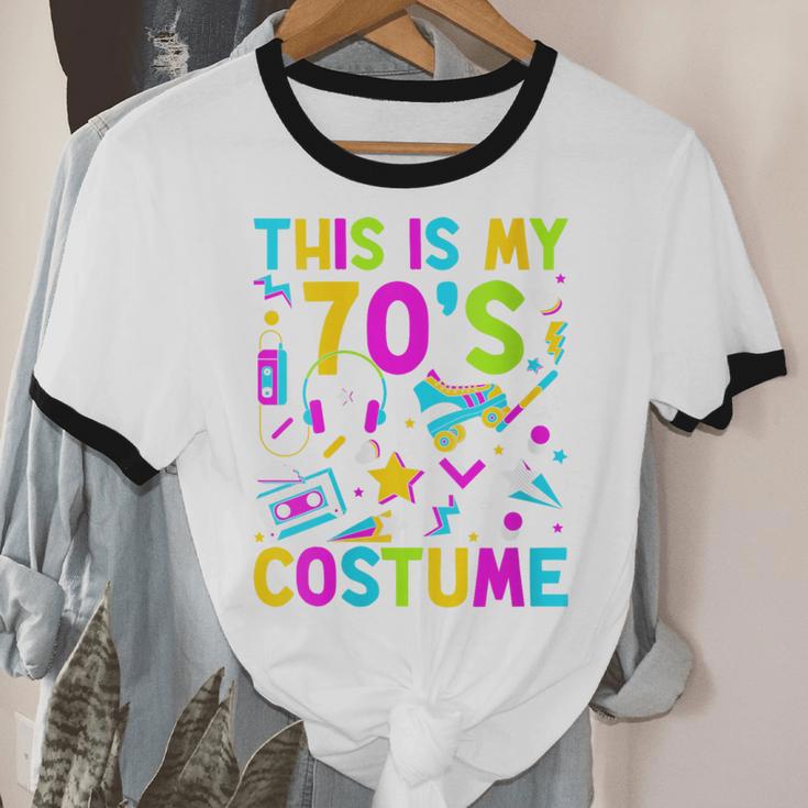 This Is My 70's Costume Nostalgia Mixtape Era 1970s Party Unisex Cotton Ringer T-Shirt This Is My 70's Costume Nostalgia Mixtape Era 1970s Party Unisex Cotton Ringer T-Shirt