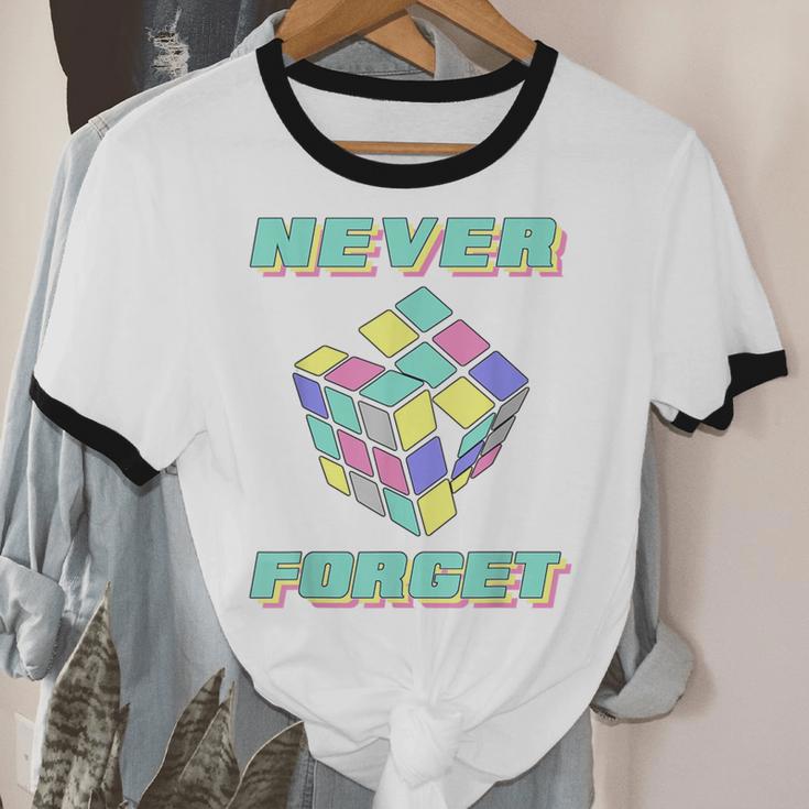 80s 90s Nostalgia Magic Cube Retro Party Costume Unisex Cotton Ringer T-Shirt 80s 90s Nostalgia Magic Cube Retro Party Costume Unisex Cotton Ringer T-Shirt