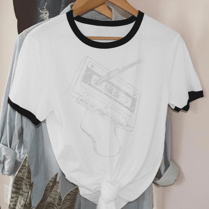 80s 90s Nostalgia Retro Cassette Tape Vintage Music Lovers Unisex Cotton Ringer T-Shirt 80s 90s Nostalgia Retro Cassette Tape Vintage Music Lovers Unisex Cotton Ringer T-Shirt