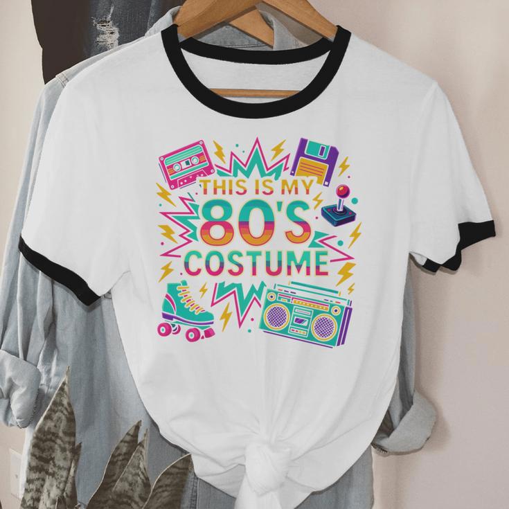 This Is My 80’s Costume Retro Nostalgia Unisex Cotton Ringer T-Shirt This Is My 80’s Costume Retro Nostalgia Unisex Cotton Ringer T-Shirt
