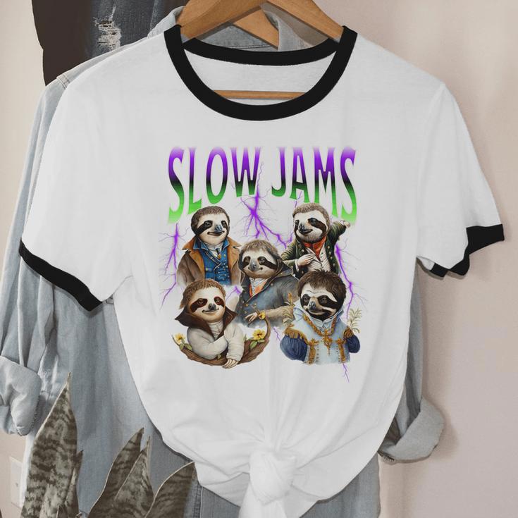90s Style Bootleg Trendy Sloth Design For Introverts Unisex Cotton Ringer T-Shirt 90s Style Bootleg Trendy Sloth Design For Introverts Unisex Cotton Ringer T-Shirt