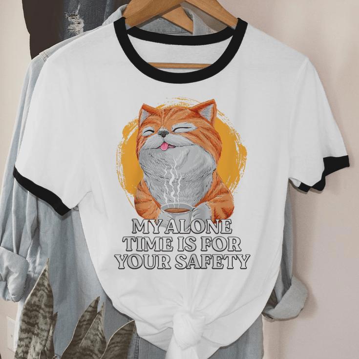 My Alone Time Is For Your Safety Coffee Lover Introvert Raglan Baseball Tee Unisex Cotton Ringer T-Shirt My Alone Time Is For Your Safety Coffee Lover Introvert Raglan Baseball Tee Unisex Cotton Ringer T-Shirt