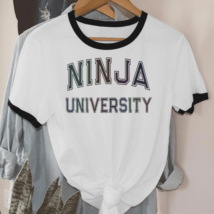 Antisocial NINJA UNIVERSITY Introvert Sarcastic Unisex Cotton Ringer T-Shirt Antisocial NINJA UNIVERSITY Introvert Sarcastic Unisex Cotton Ringer T-Shirt