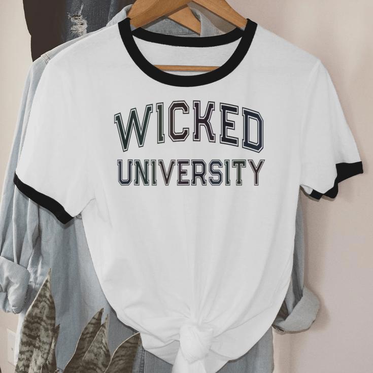 Antisocial WICKED UNIVERSITY Introvert Don't Call Me U Unisex Cotton Ringer T-Shirt Antisocial WICKED UNIVERSITY Introvert Don't Call Me U Unisex Cotton Ringer T-Shirt