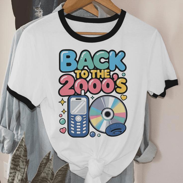 Back To The 2000s Retro Nostalgia Premium Tri-Blend Unisex Cotton Ringer T-Shirt Back To The 2000s Retro Nostalgia Premium Tri-Blend Unisex Cotton Ringer T-Shirt