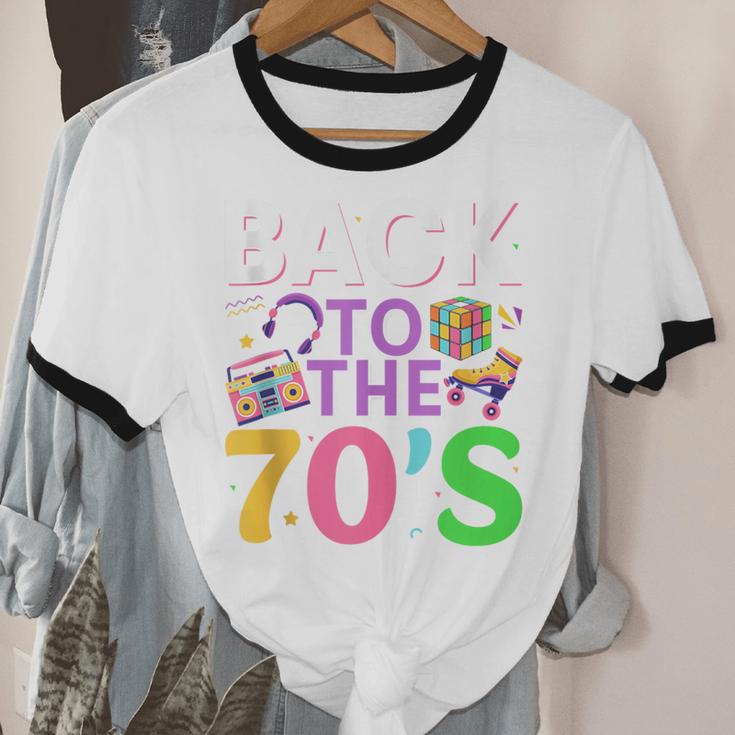 Back To The 70's Mixtape Era Nostalgia Retro 1970 70's Style Unisex Cotton Ringer T-Shirt Back To The 70's Mixtape Era Nostalgia Retro 1970 70's Style Unisex Cotton Ringer T-Shirt