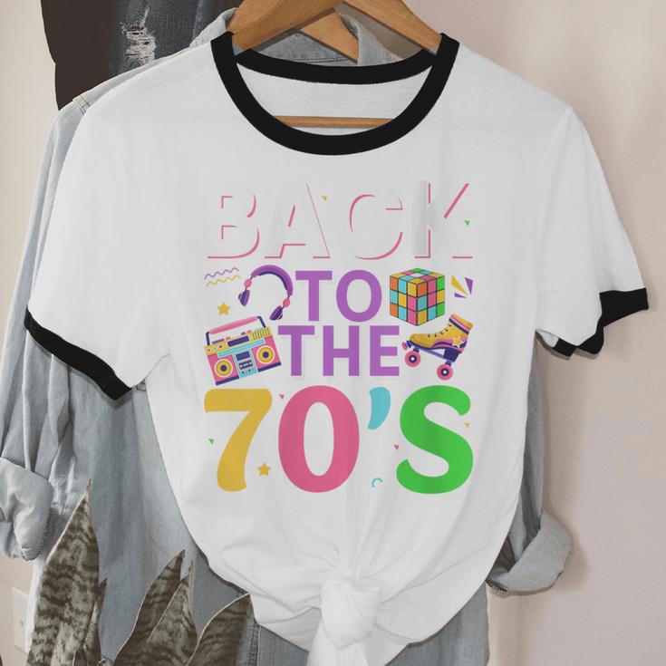 Back To The 70's Mixtape Era Nostalgia Retro 1970 70's Style Unisex Cotton Ringer T-Shirt Back To The 70's Mixtape Era Nostalgia Retro 1970 70's Style Unisex Cotton Ringer T-Shirt
