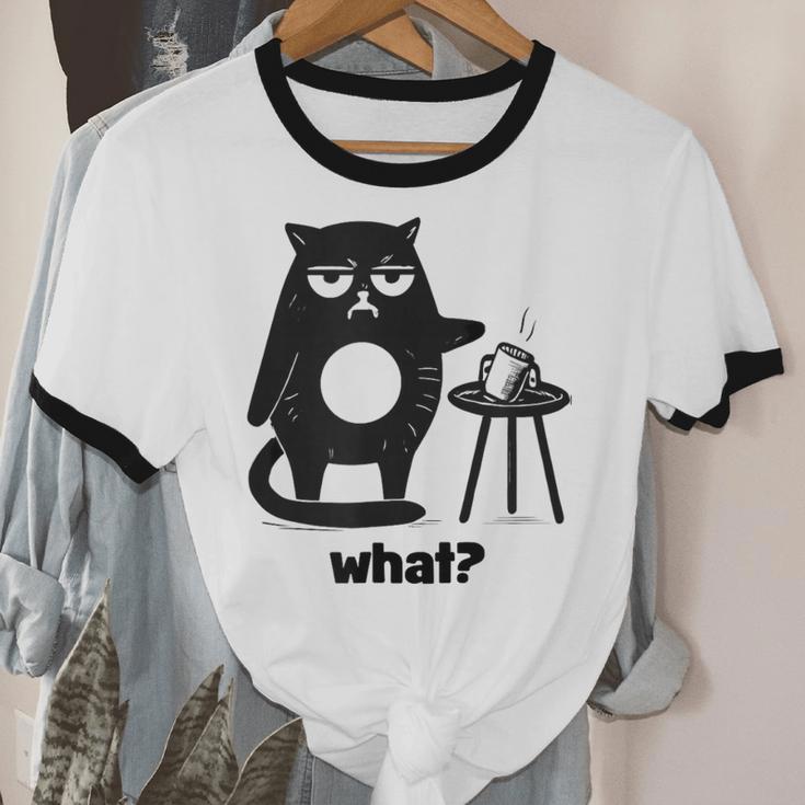 Cat What Humor Introvert Anti-Social Unisex Cotton Ringer T-Shirt Cat What Humor Introvert Anti-Social Unisex Cotton Ringer T-Shirt