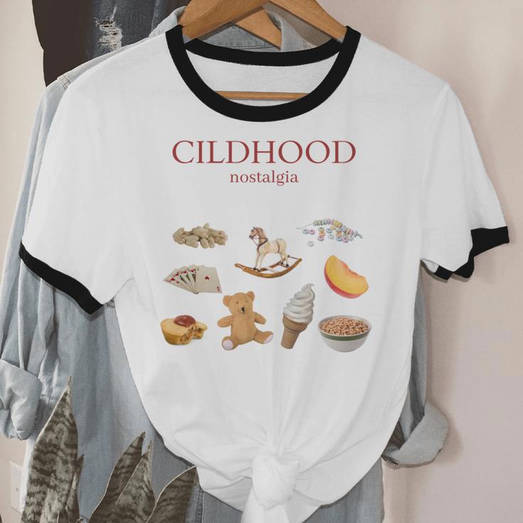 Childhood Nostalgia Good Memories Teddy Bear Ice Cream Unisex Cotton Ringer T-Shirt Childhood Nostalgia Good Memories Teddy Bear Ice Cream Unisex Cotton Ringer T-Shirt