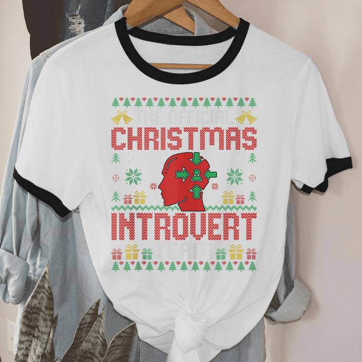Christmas Introvert Team Introvert Introverted Xmas Unisex Cotton Ringer T-Shirt Christmas Introvert Team Introvert Introverted Xmas Unisex Cotton Ringer T-Shirt