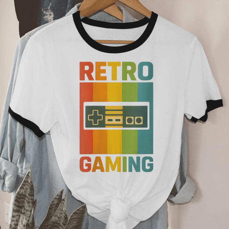 Classic Retro Gaming Nostalgia Unisex Cotton Ringer T-Shirt