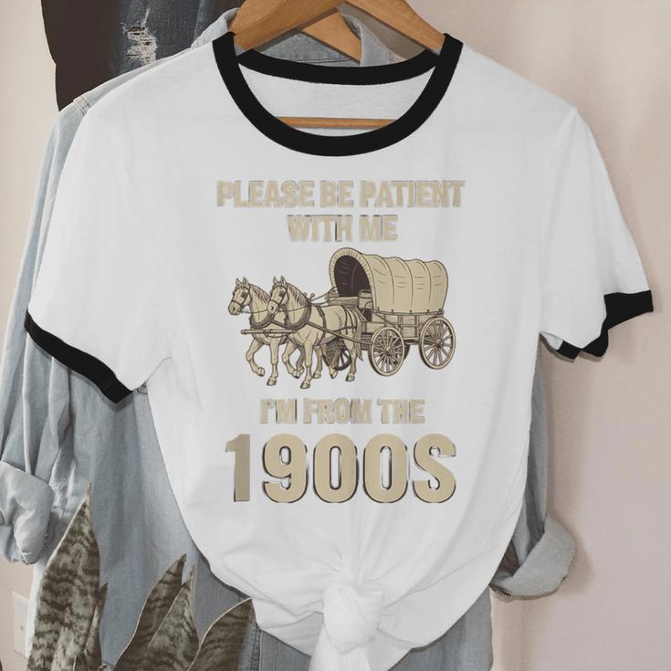 Country Please Be Patient With Me I'm From The 1900s Vintage Unisex Cotton Ringer T-Shirt Country Please Be Patient With Me I'm From The 1900s Vintage Unisex Cotton Ringer T-Shirt