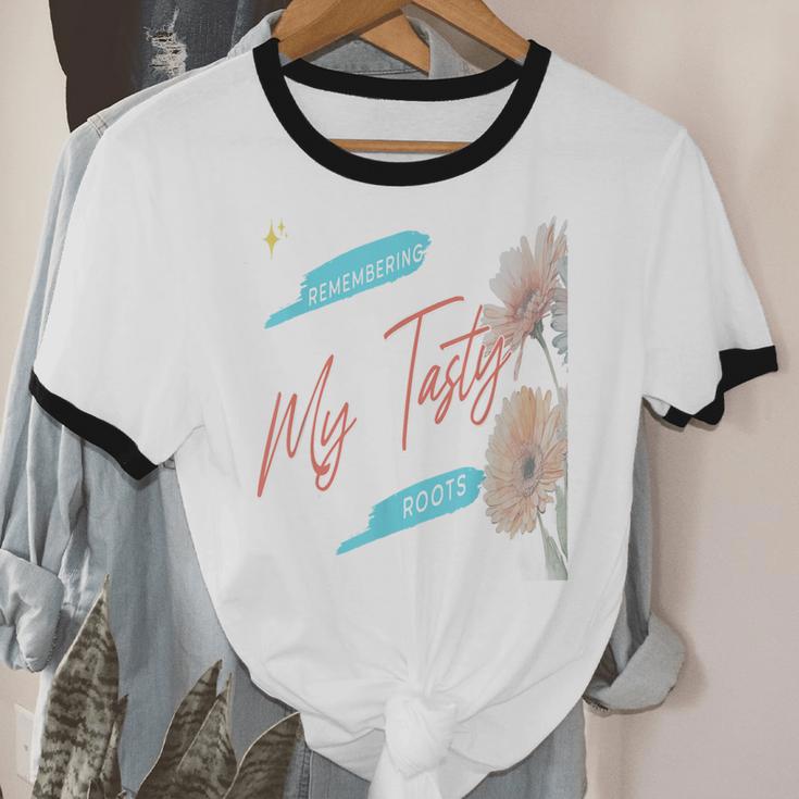 Cultural Flavor Memory Floral Nostalgia Garden Sentiment Unisex Cotton Ringer T-Shirt Cultural Flavor Memory Floral Nostalgia Garden Sentiment Unisex Cotton Ringer T-Shirt