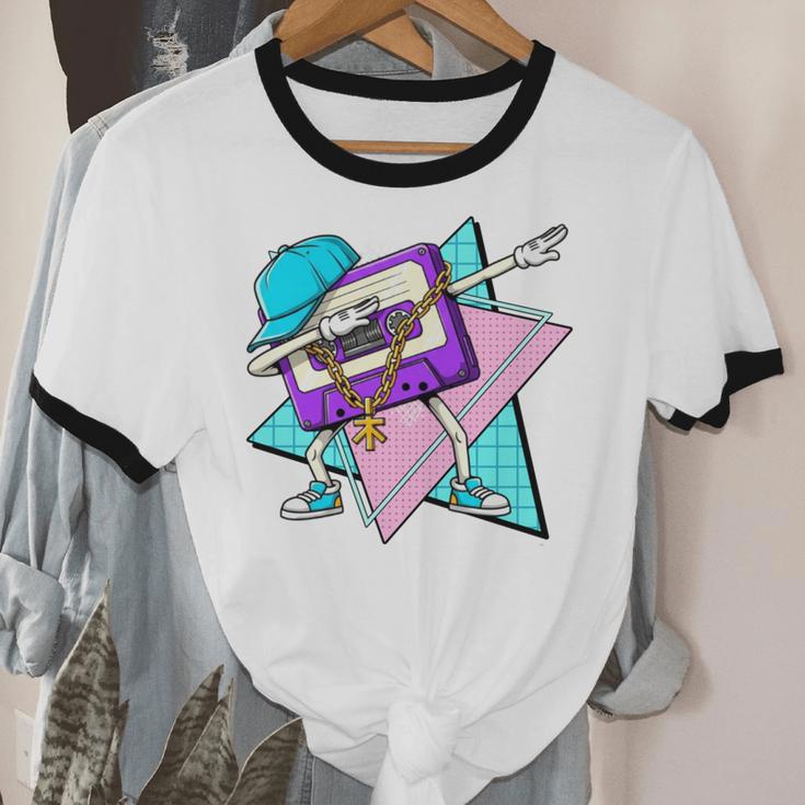 Dabbing Cassette Tape 70s 80s 80s Outfit Nostalgia Unisex Cotton Ringer T-Shirt Dabbing Cassette Tape 70s 80s 80s Outfit Nostalgia Unisex Cotton Ringer T-Shirt